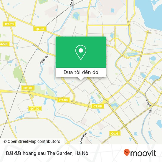 Bản đồ Bãi đất hoang sau The Garden