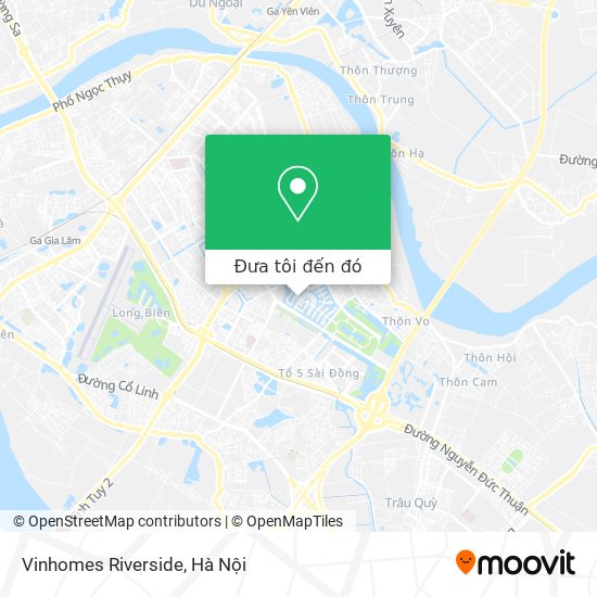 Bản đồ Vinhomes Riverside