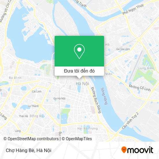 Bản đồ Chợ Hàng Bè