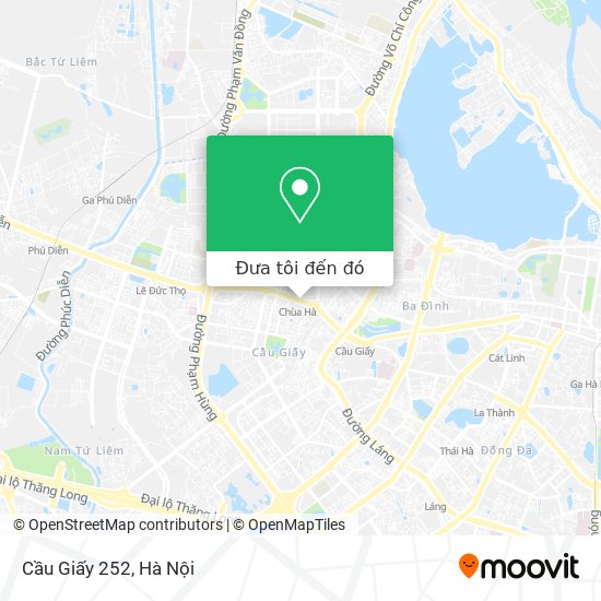 Bản đồ Cầu Giấy 252