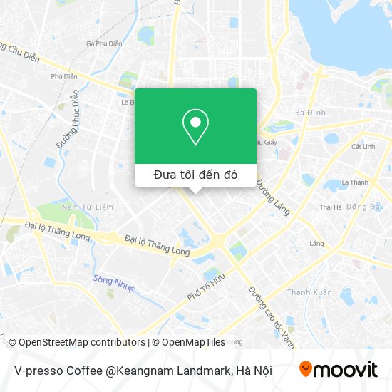 Bản đồ V-presso Coffee @Keangnam Landmark