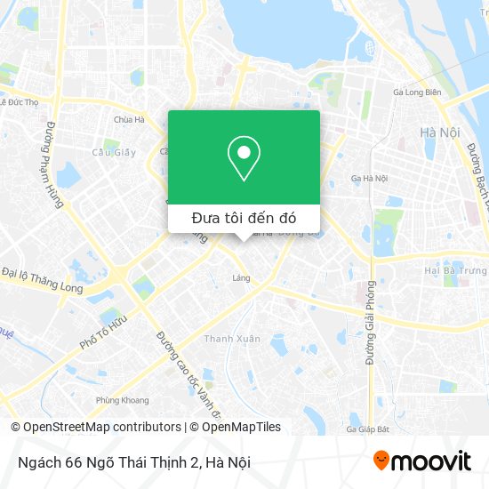 Bản đồ Ngách 66 Ngõ Thái Thịnh 2