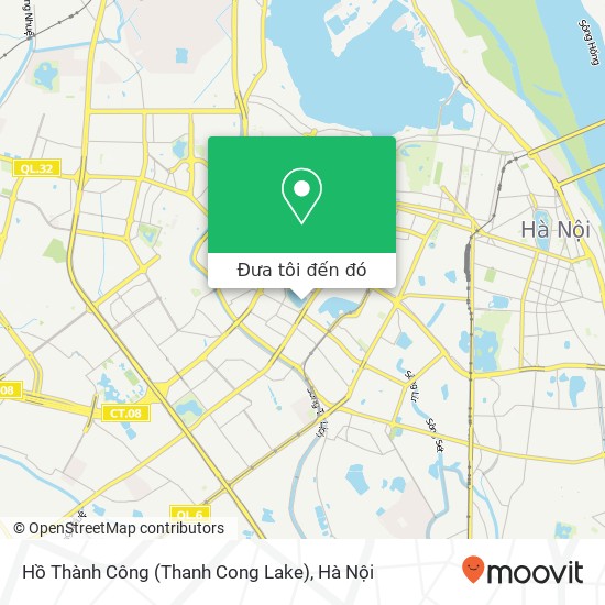Bản đồ Hồ Thành Công (Thanh Cong Lake)