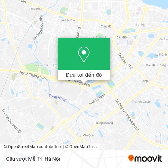 Bản đồ Cầu vượt Mễ Trì