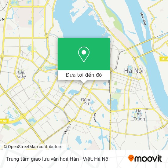 Bản đồ Trung tâm giao lưu văn hoá Hàn - Việt