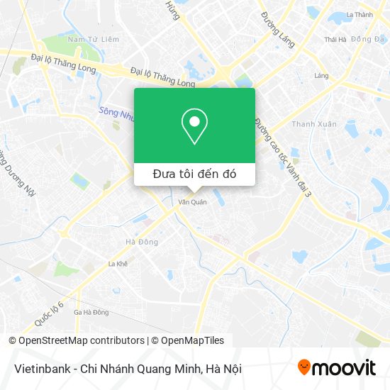 Bản đồ Vietinbank - Chi Nhánh Quang Minh