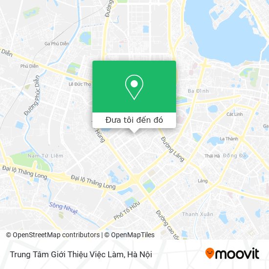Bản đồ Trung Tâm Giới Thiệu Việc Làm