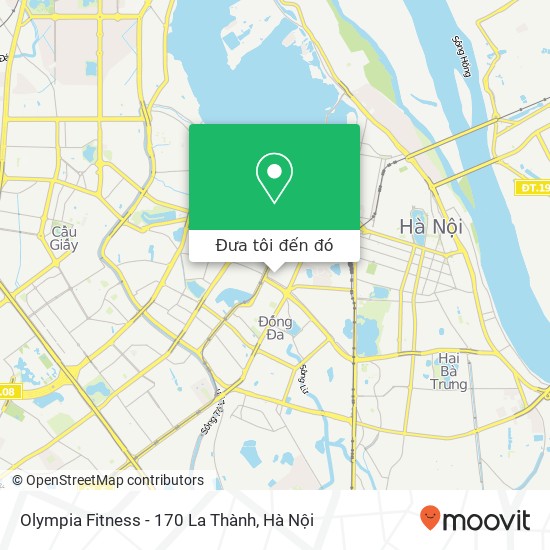 Bản đồ Olympia Fitness - 170 La Thành
