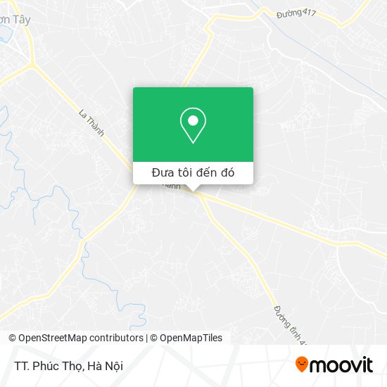 Bản đồ TT. Phúc Thọ