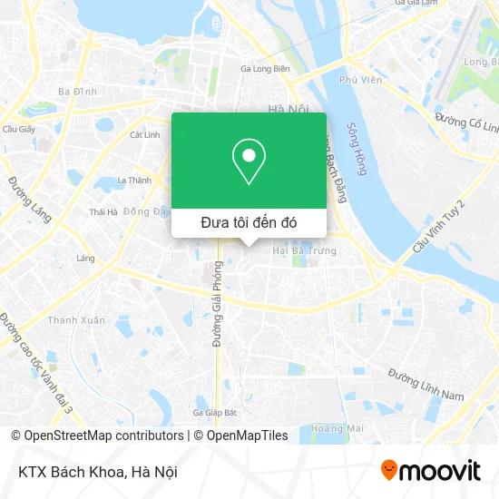 Bản đồ KTX Bách Khoa