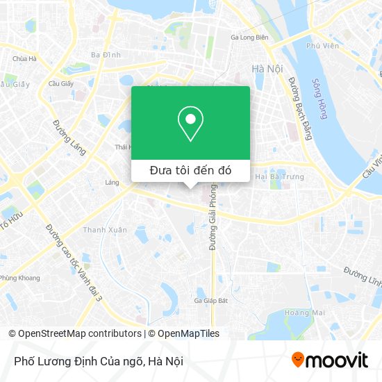 Bản đồ Phố Lương Định Của ngõ