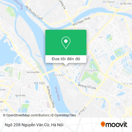 Bản đồ Ngõ 208 Nguyễn Văn Cừ