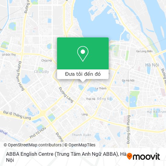 Bản đồ ABBA English Centre (Trung Tâm Anh Ngữ ABBA)