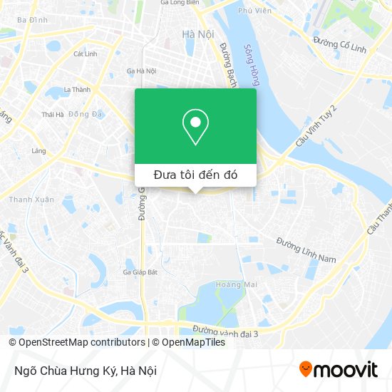 Bản đồ Ngõ Chùa Hưng Ký