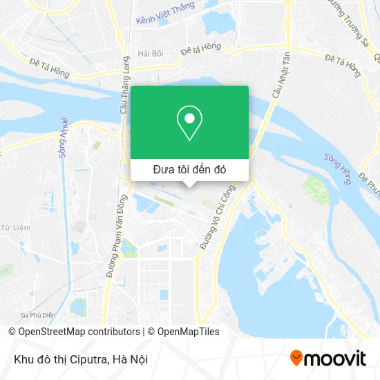 Bản đồ Khu đô thị Ciputra