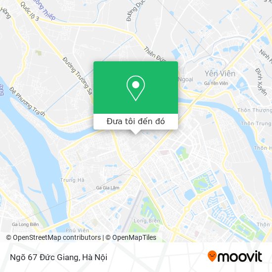 Bản đồ Ngõ 67 Đức Giang