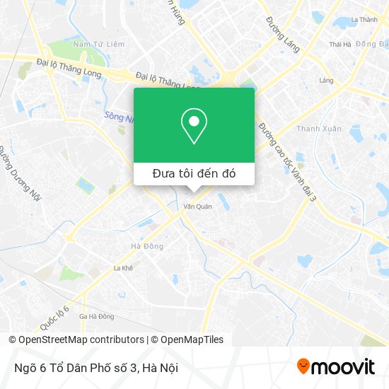 Bản đồ Ngõ 6 Tổ Dân Phố số 3