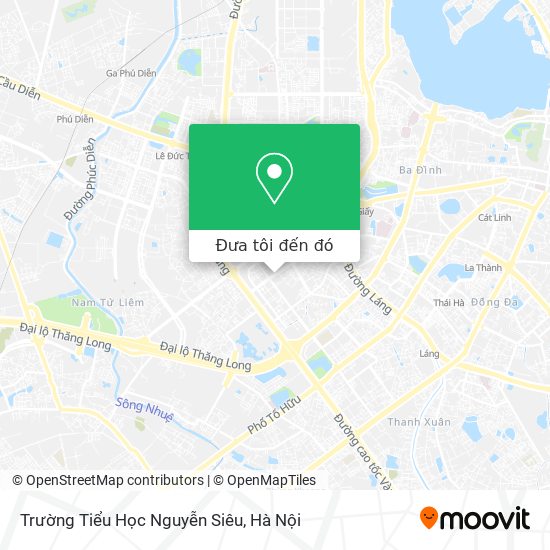 Bản đồ Trường Tiểu Học Nguyễn Siêu