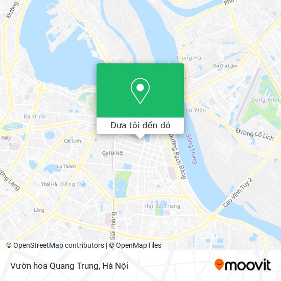 Bản đồ Vườn hoa Quang Trung