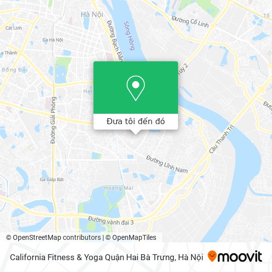 Bản đồ California Fitness & Yoga Quận Hai Bà Trưng