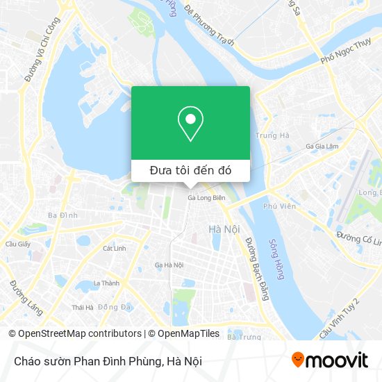 Bản đồ Cháo sườn Phan Đình Phùng