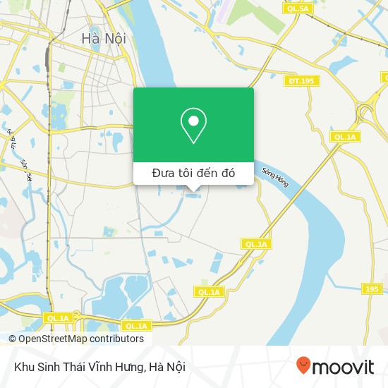 Bản đồ Khu Sinh Thái Vĩnh Hưng