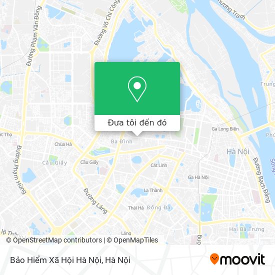 Bản đồ Bảo Hiểm Xã Hội Hà Nội