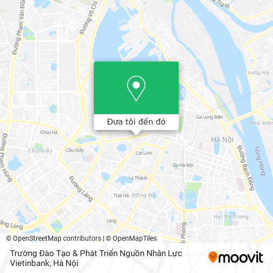 Bản đồ Trường Đào Tạo & Phát Triển Nguồn Nhân Lực Vietinbank