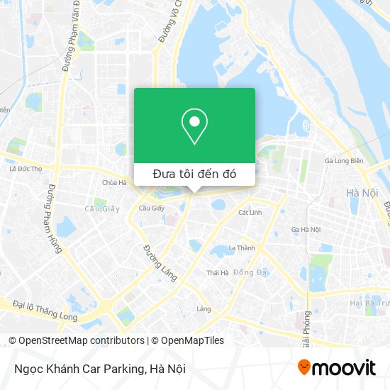 Bản đồ Ngọc Khánh Car Parking