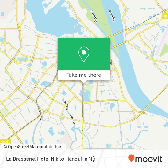 Bản đồ La Brasserie, Hotel Nikko Hanoi