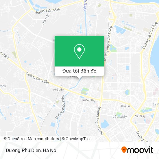 Bản đồ Đường Phú Diễn