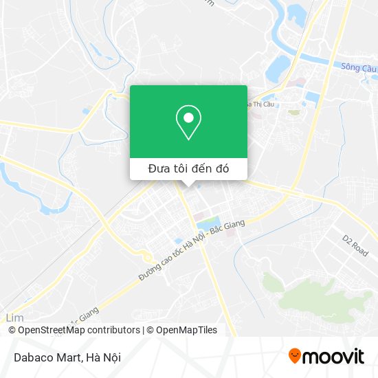 Bản đồ Dabaco Mart