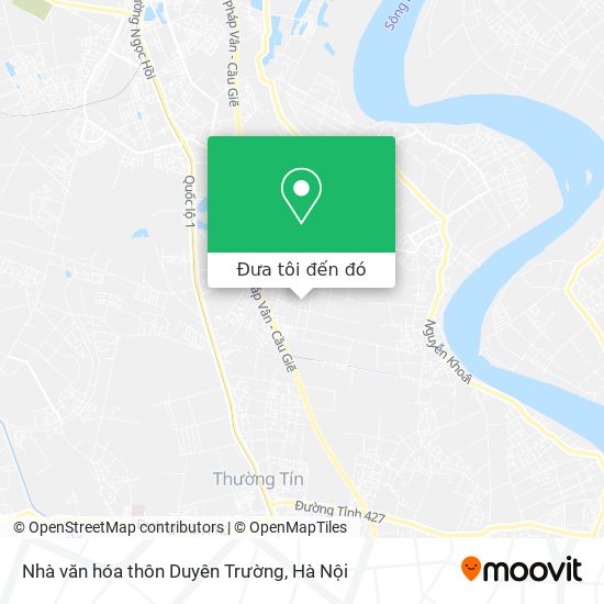 Bản đồ Nhà văn hóa thôn Duyên Trường