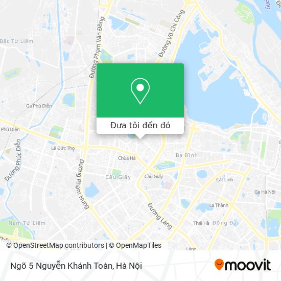 Bản đồ Ngõ 5 Nguyễn Khánh Toàn
