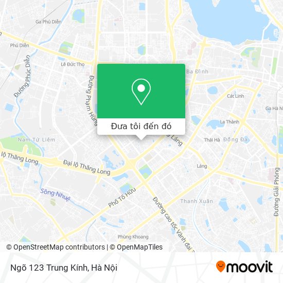 Bản đồ Ngõ 123 Trung Kính