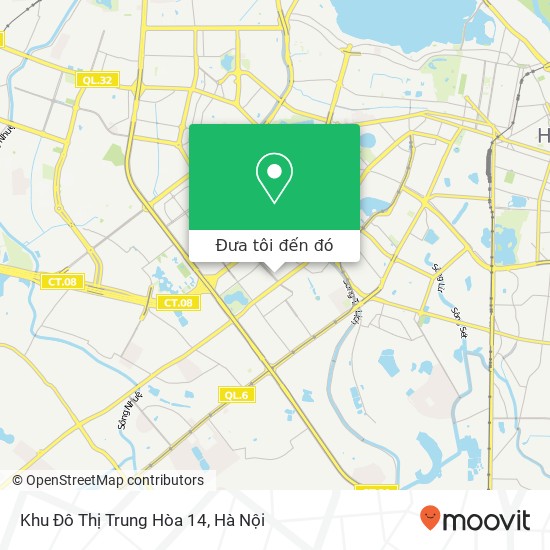 Bản đồ Khu Đô Thị Trung Hòa 14