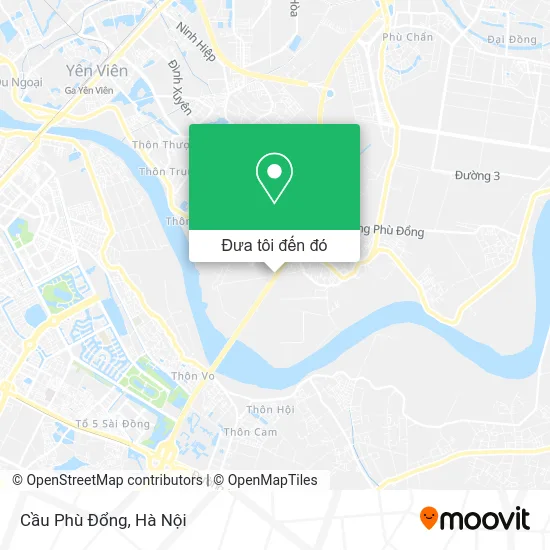 Bản đồ Cầu Phù Đổng