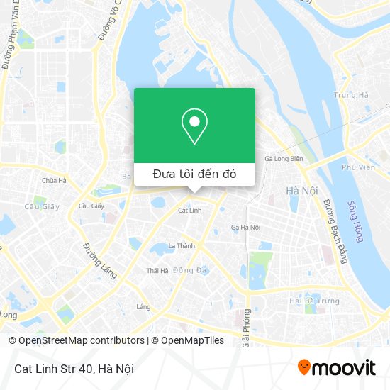 Bản đồ Cat Linh Str 40