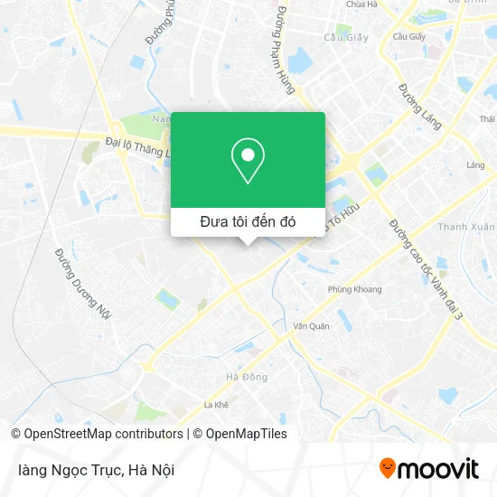 Bản đồ làng Ngọc Trục