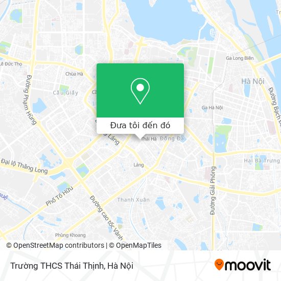 Bản đồ Trường THCS Thái Thịnh