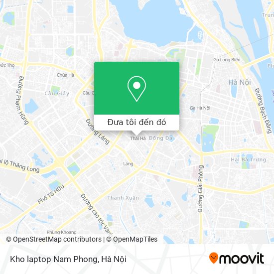 Bản đồ Kho laptop Nam Phong