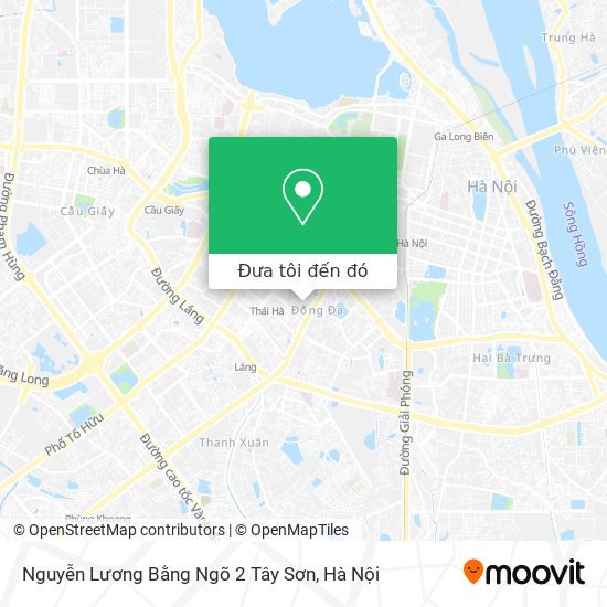 Bản đồ Nguyễn Lương Bằng Ngõ 2 Tây Sơn