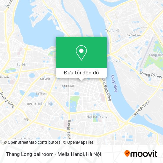 Bản đồ Thang Long ballroom - Melia Hanoi