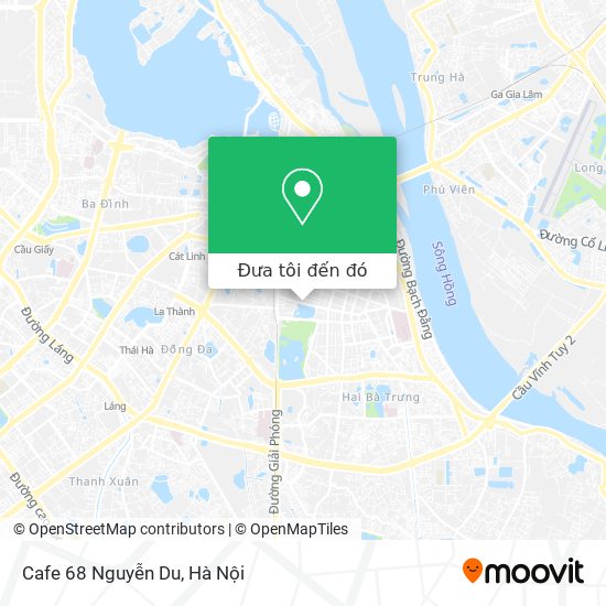 Bản đồ Cafe 68 Nguyễn Du