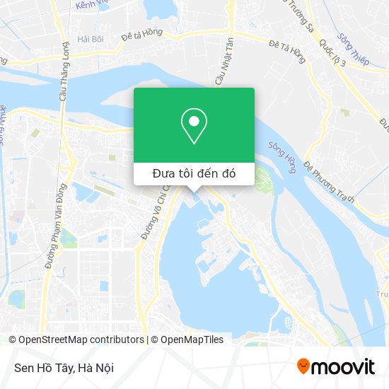 Bản đồ Sen Hồ Tây