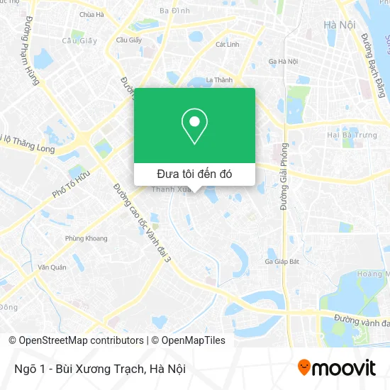 Bản đồ Ngõ 1 - Bùi Xương Trạch