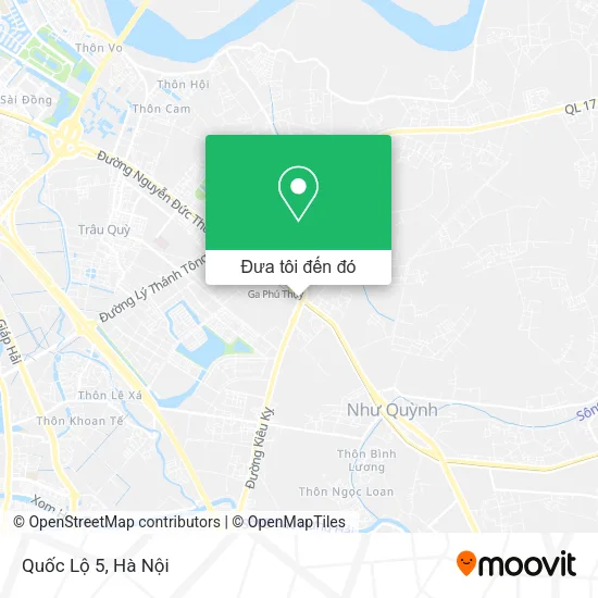 Bản đồ Quốc Lộ 5