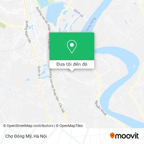 Bản đồ Chợ Đông Mỹ
