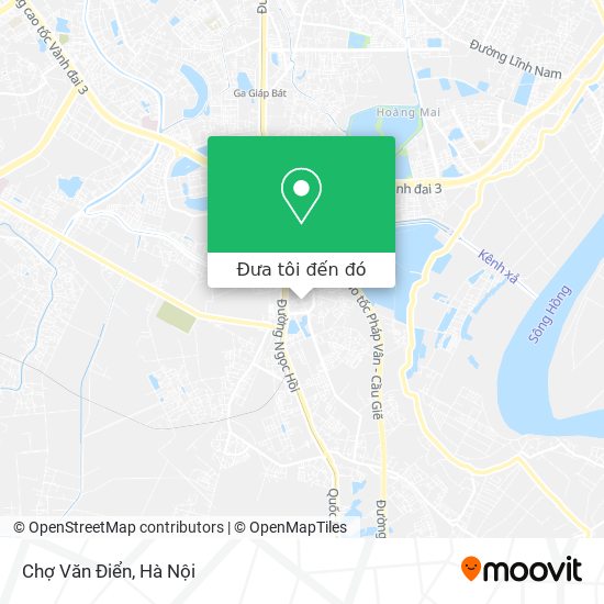 Bản đồ Chợ Văn Điển