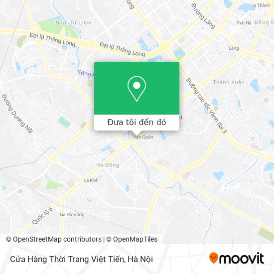 Bản đồ Cửa Hàng Thời Trang Việt Tiến